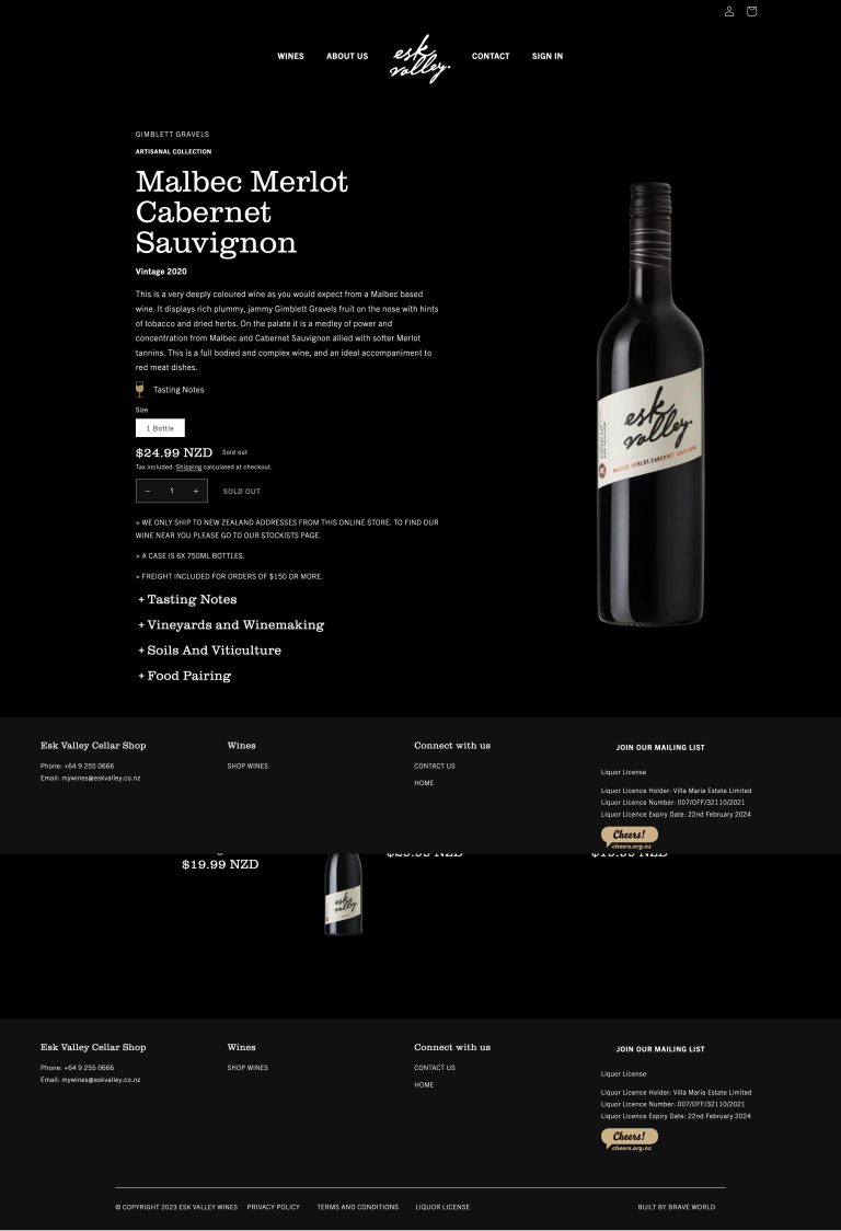 Willing Web - Malbec Merlot Cabernet Sauvignon – eskvalleywines